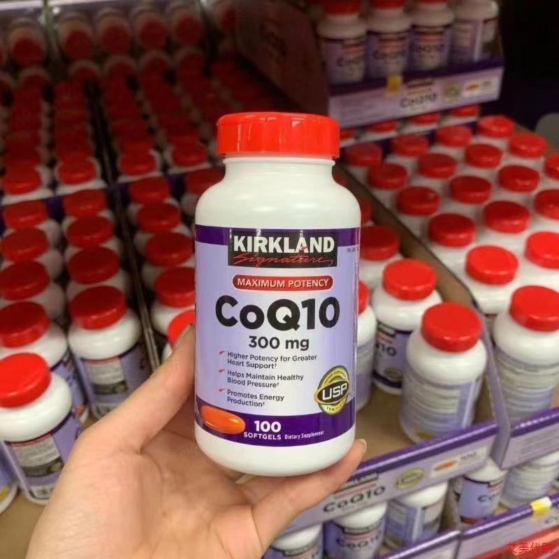 現貨 Kirkland柯克蘭 CoQ10高濃度 輔酶軟膠囊 中老年呵護心腦康 Q10 300mg 100粒