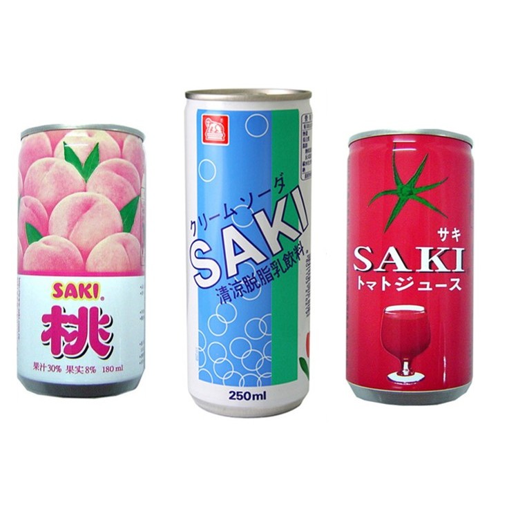 [現貨] 韓國 SAKI 飲料 清涼脫脂乳飲料 250mL / 水蜜桃果汁 / 低卡無鹽番茄汁 180mL 日韓果汁