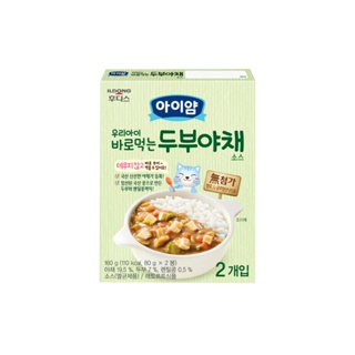 韓國 ILDONG FOODIS 日東 豆腐蔬菜醬料包(160g) 常溫兒童調理包 寶寶副食品 懶人調理包