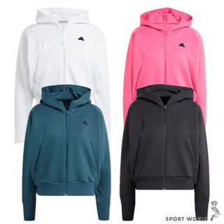 Adidas 連帽外套 女裝 拉鍊口袋 Z.N.E.棉【運動世界】IN5133/IN5131/IN5129/IN5128