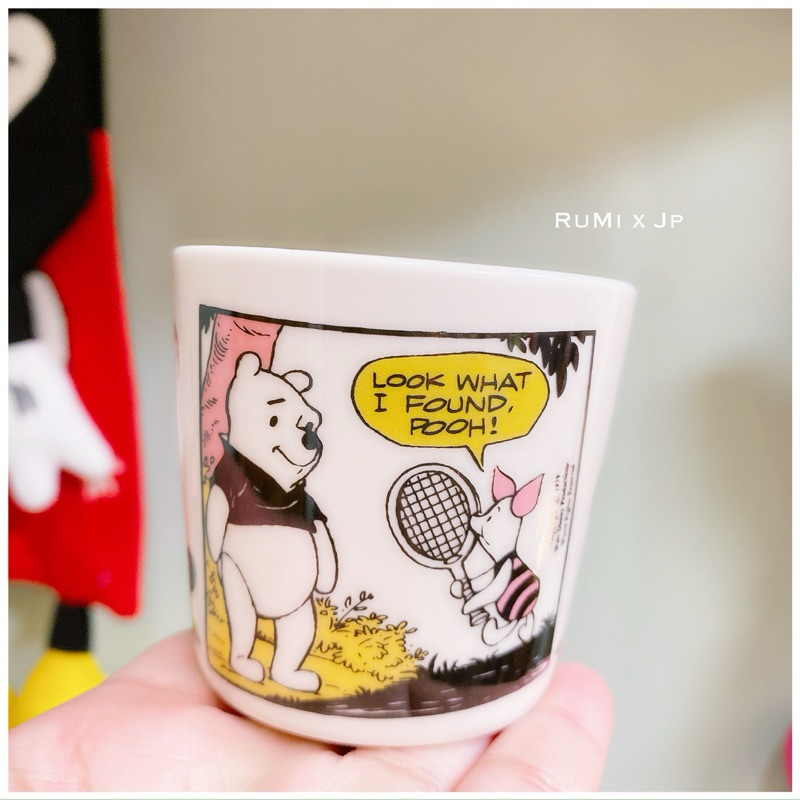 日本🇯🇵迪士尼 小熊維尼 維尼 小豬 點心杯 馬克杯 杯子 咖啡杯［小悅虎日貨🐯］