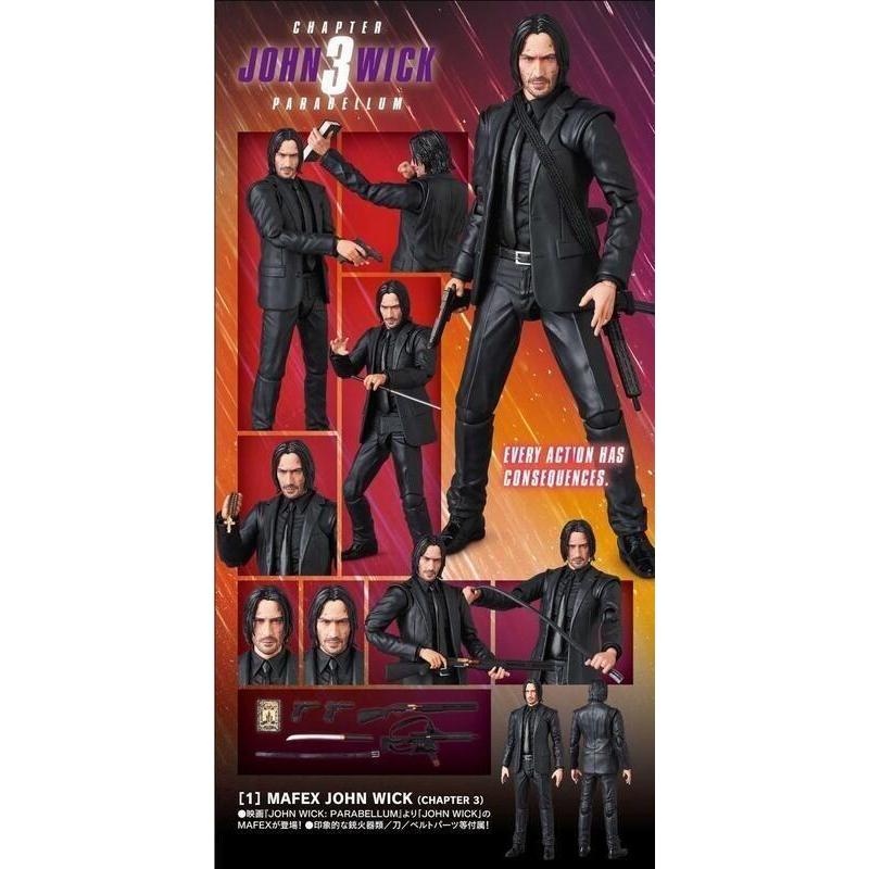 【老爹玩具】(結單)25年1月預購 日版 MAFEX 捍衛任務 John Wick 約翰 維克 0403