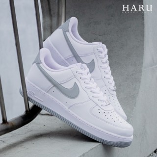 日本限定 Nike Air Force 1 AF1 霧灰 白灰 淺灰 白底灰勾 復古休閒男鞋 FJ4146-100