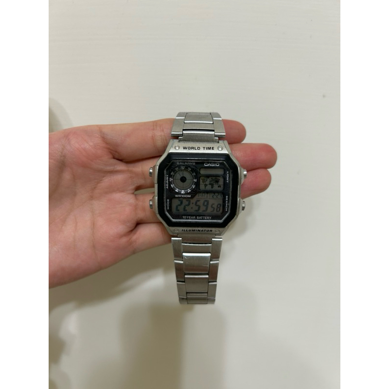 CASIO 卡西歐 G-SHOCK世界地圖電子錶 二手 快速出貨