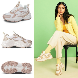 【KangaROOS 美國袋鼠鞋】女鞋 DAZZLE 2 莫蘭迪系奶霜鞋奶茶-KW41283)原價1880特價1680