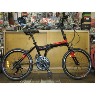 【冠鑫自行車】美騎樂 ML FV-30 20吋 21速 451輪組 SHIMANO 折疊車 小摺 通勤/休閒 黑/紅