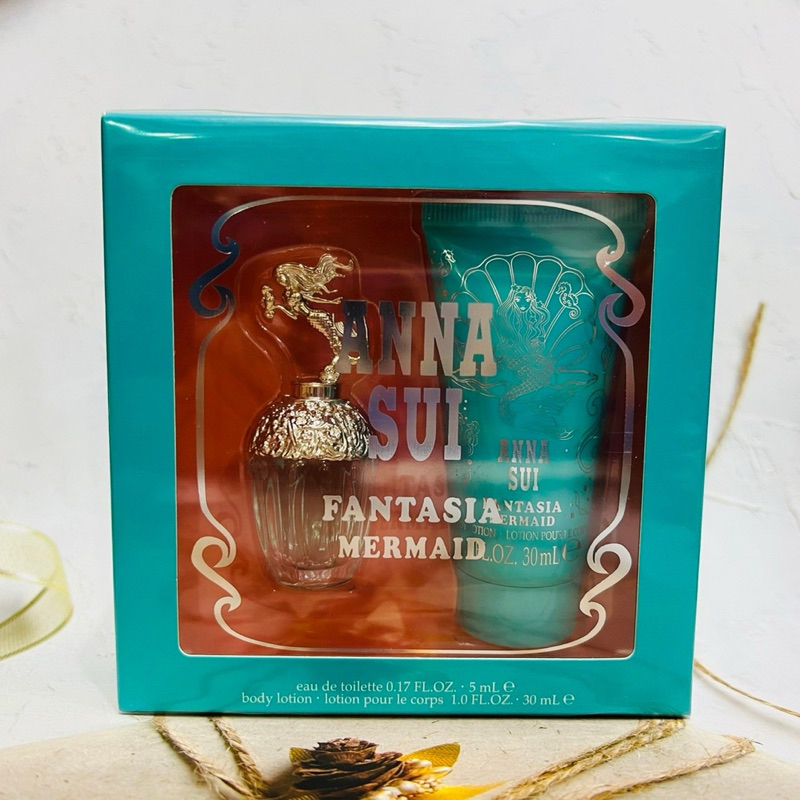 Anna Sui 安娜蘇 淡香水+ 身體乳 香氛組 童話獨角獸 童話美人魚 綺幻飛行   ～多款可選