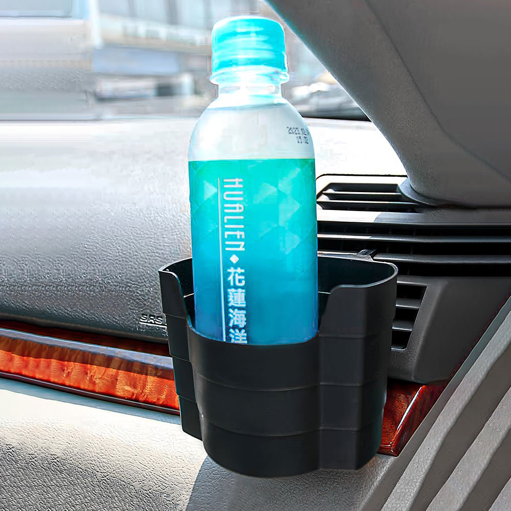 【Feemo】車用置物盒多功能杯架 夾式/冷氣孔皆可 側門收納置物 飲料架 車用杯架 車用置物架 杯架 HD-245