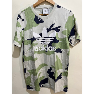 Adidas 愛迪達 迷彩 全白素TEE 上衣 全新 XS
