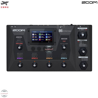 Zoom B6 電貝斯 BASS 綜合效果器 4.3吋彩色觸控螢幕 LOOPER 循環錄音撥放 內建 DI BOX