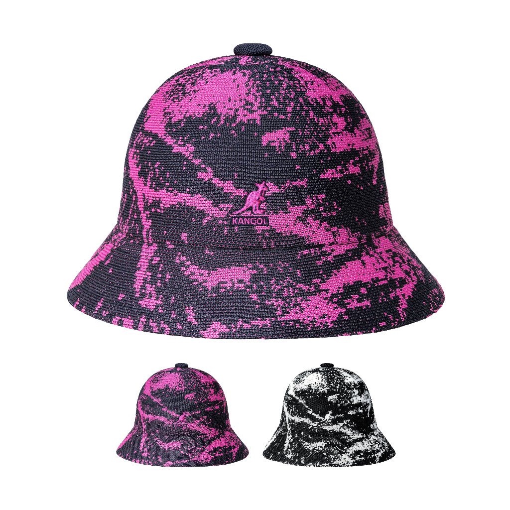 KANGOL AIRBRUSH 噴槍紋路 鐘型帽 黑白 / 黑粉 鐘型帽 透氣帽 帽子 特殊款