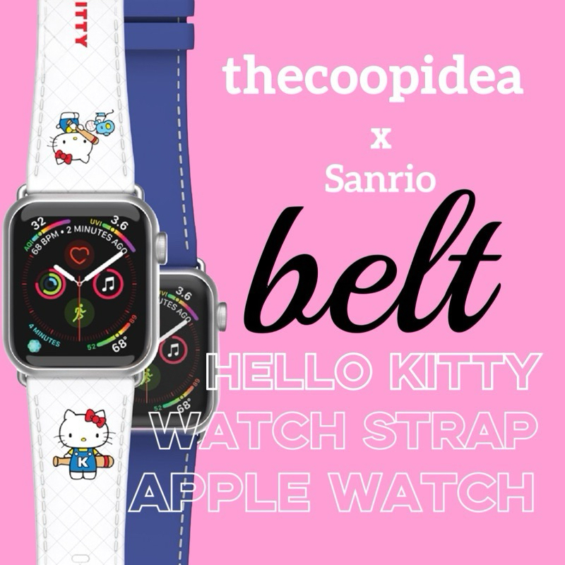 thecoopidea x Hello Kitty Apple watch 錶帶SE1~SE9 42/44/45mm