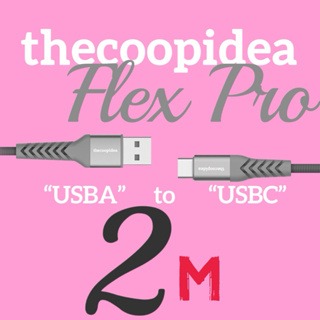 thecoopidea USB A to Type C 快速充電傳輸線 尼龍編織線材 2M