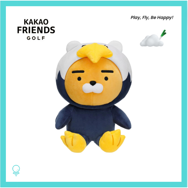 【韓國KAKAO FRIENDS GOLF Eagle老鷹Ryan一號木桿套】高爾夫球桿套