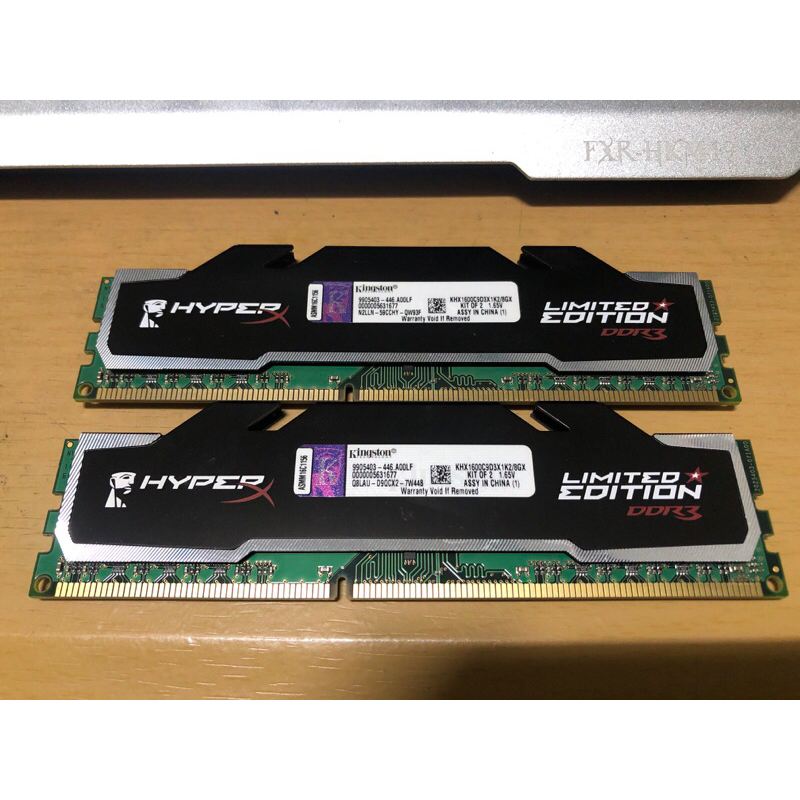 金士頓Kingston HyperX DDR3-1600 4G限量版