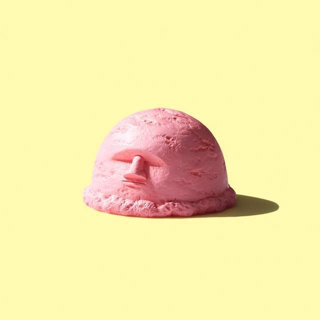 摩艾石像布丁百匯 草莓冰淇淋 摩艾 扭蛋 甜點 パンダの穴