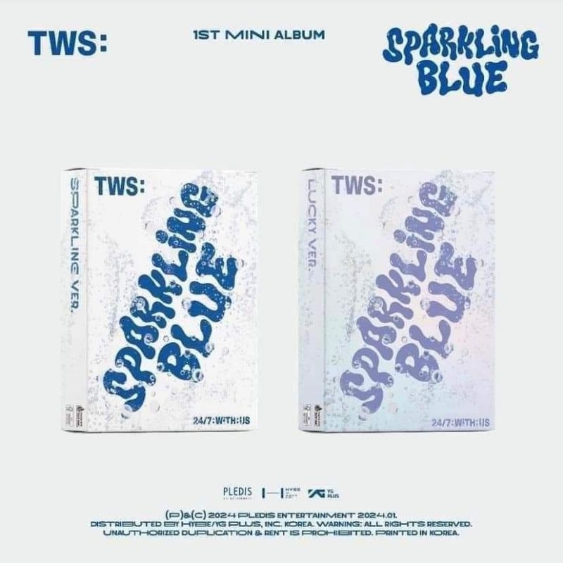TWS 1st Mini Album'Sparking Blue'專輯全新未拆