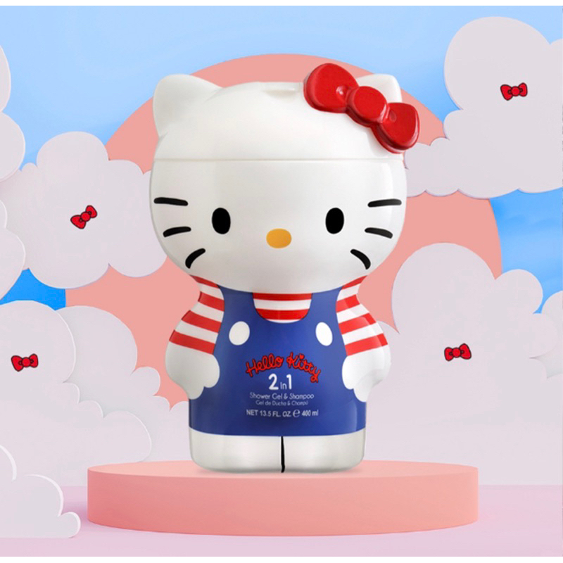 AIR-VAL Hello Kitty 凱蒂貓2合1沐浴洗髮精 400ml限量收藏版