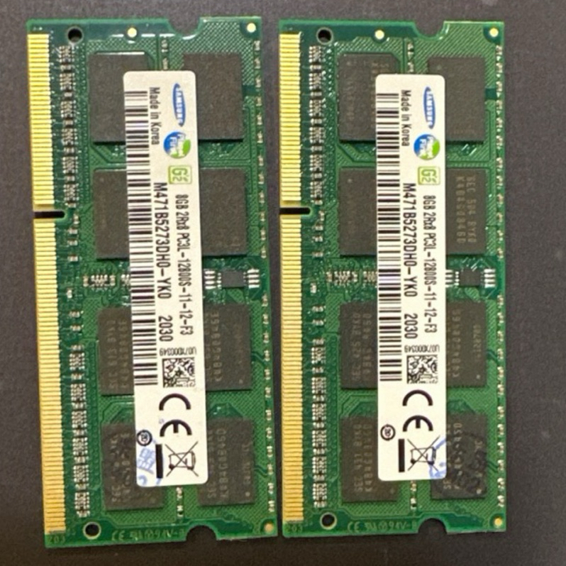 三星原廠 DDR3L 1600 8G