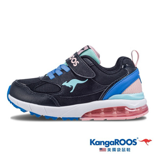 【KangaROOS 美國袋鼠鞋】K-RIDER 2 防潑水氣墊童鞋黑/藍/粉-KK41301)原價1480特價1280