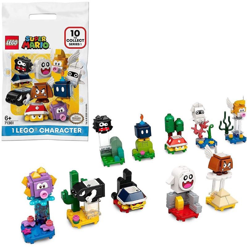 樂高 LEGO 人偶包 Minifigures 瑪利歐 第一代 71361 一套10隻