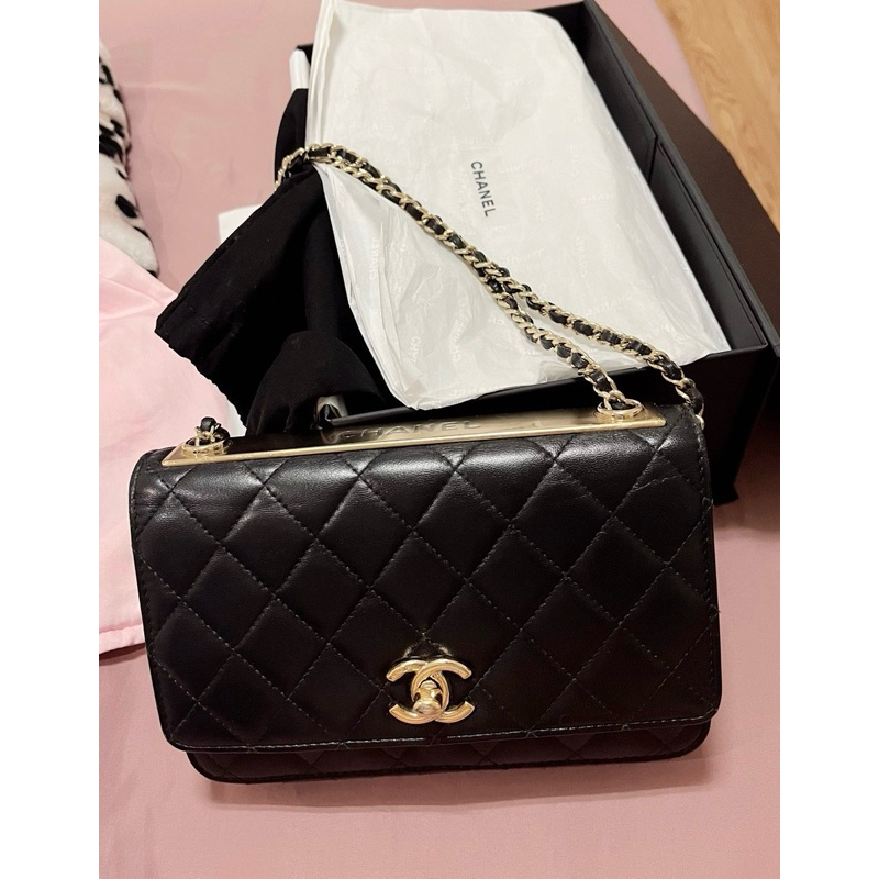 CHANEL TRENDY CC 鐵片WOC