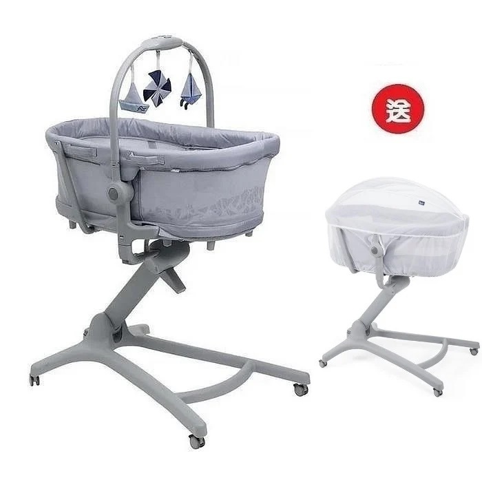 Chicco Baby Hug Pro餐椅嬰兒安撫床+贈蚊帳或床墊(CBB87076.40雅痞灰)8980元務必聊聊優惠