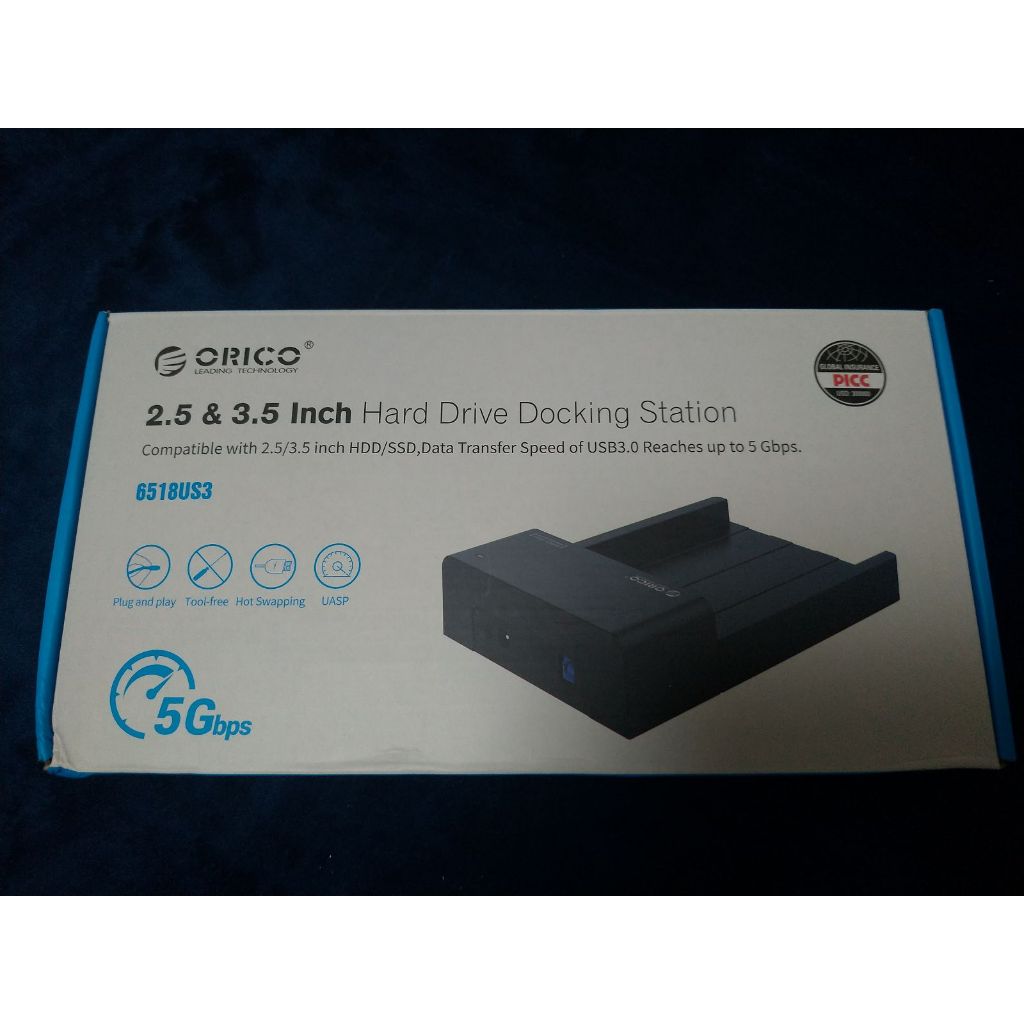 ORICO USB3.0 3.5吋 2.5吋 開放式 高效散熱 硬碟外接盒 硬碟底座 擴充座