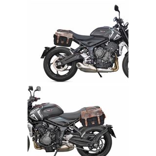Trident 660馬鞍包支架 適用於 凱旋 trident660改裝黑色側包 Trident 660 腳踏機