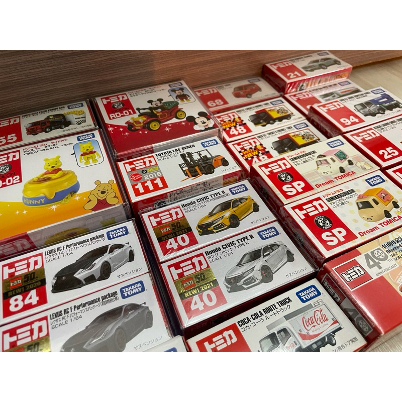 全新 ） tomica 紅白盒 薯條車 迪士尼 新車貼 警車 honda lexus 可口可樂 工程車 號車 模型車