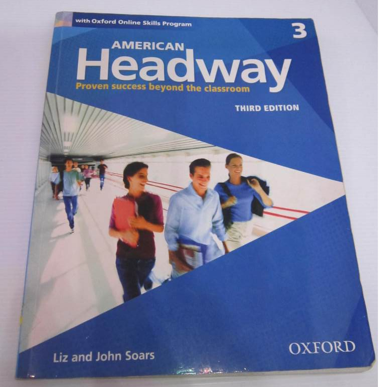 「二手書」(課本) 3/e (下載碼未開封) Oxford American Headway 3  Liz Soars