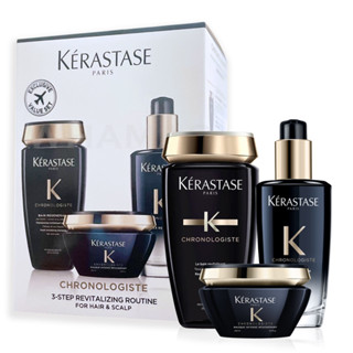 🔥正品+發票 KERASTASE 卡詩 黑鑽極萃逆時奢華組(洗髮+髮膜+玫瑰香氛露) 巴黎卡詩 🥀CAROL小舖