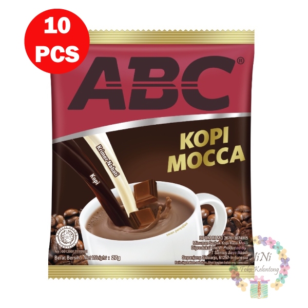 印尼 ABC Kopi Mocca 摩卡咖啡 三合一咖啡 咖啡粉 10x 27g