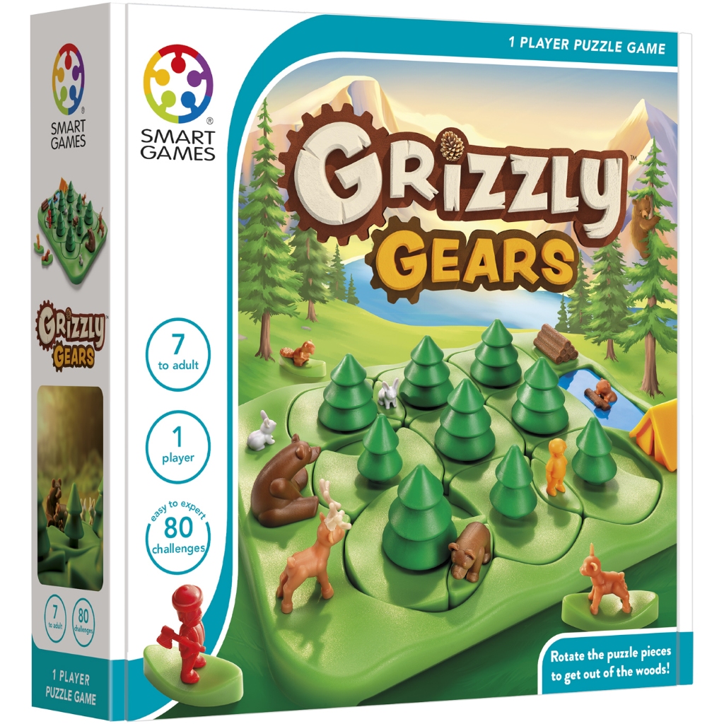 桌遊 信誼 和誼創新 比利時 smart games 轉轉森林 GRIZZLY GEARS
