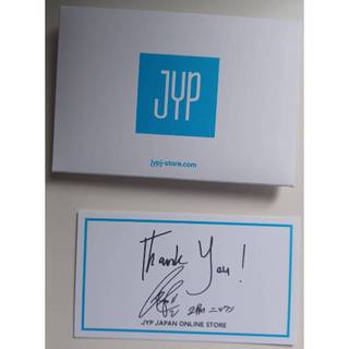 JYP JAPAN ONLINE STORE 尼坤感謝卡