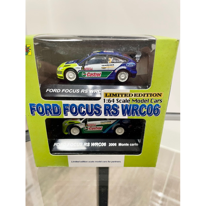 1/64 CM’s FIRD FOCUS RS WRC 06 福特 拉力房車 拉力賽 非 Kyosho Mini GT