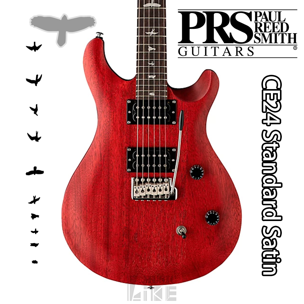『超值推薦』PRS SE CE24 Standard Satin 電吉他 規格下放 平價版 消光 Cherry