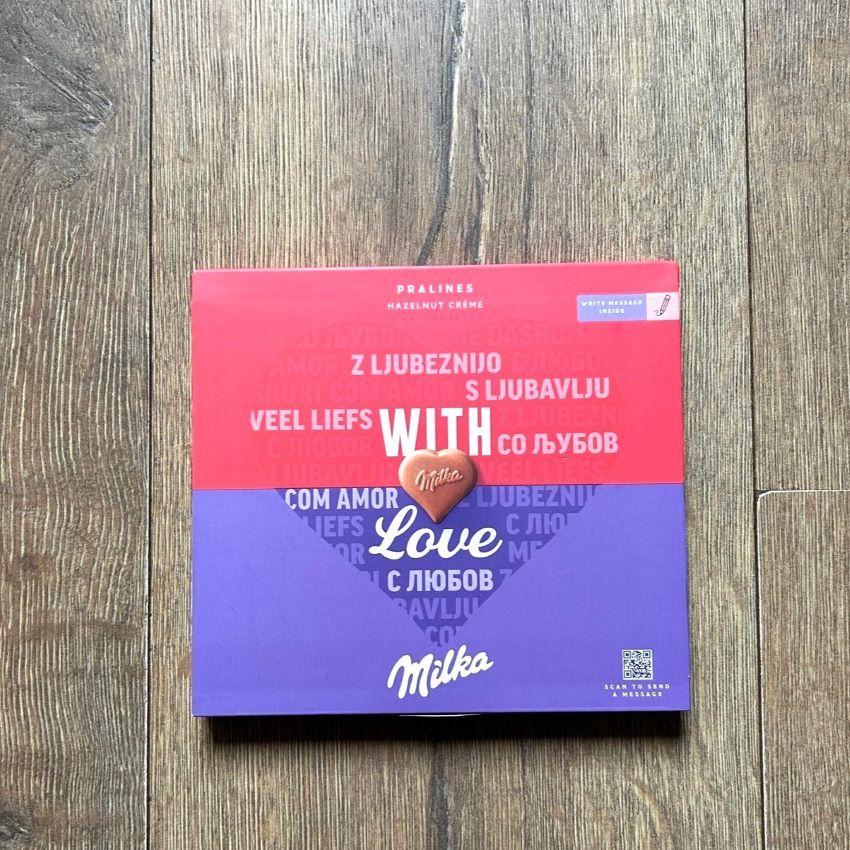 瑞士 Milka Chocolates 妙卡巧克力 - 愛心 - 花瓣 新品 超商要跟老闆重複確認後才會出貨喔