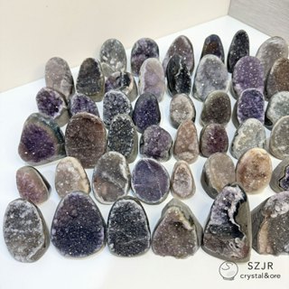 異象晶鎮 晶鎮 紫晶鎮 彩晶鎮 烏拉圭拇指晶鎮 迷你水晶鎮 小晶鎮 水晶擺件 迷你水晶 彩晶鎮【石至晶日 SZJR】