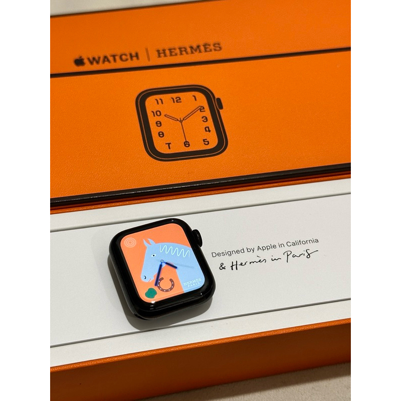 apple watch s6 Hermes 40mm 石墨黑 GPS行動網路 少用到 女用機