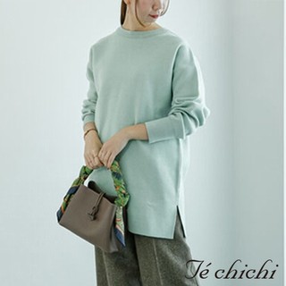 Te chichi 背立體線條長袖針織上衣(FC34L2C1780)