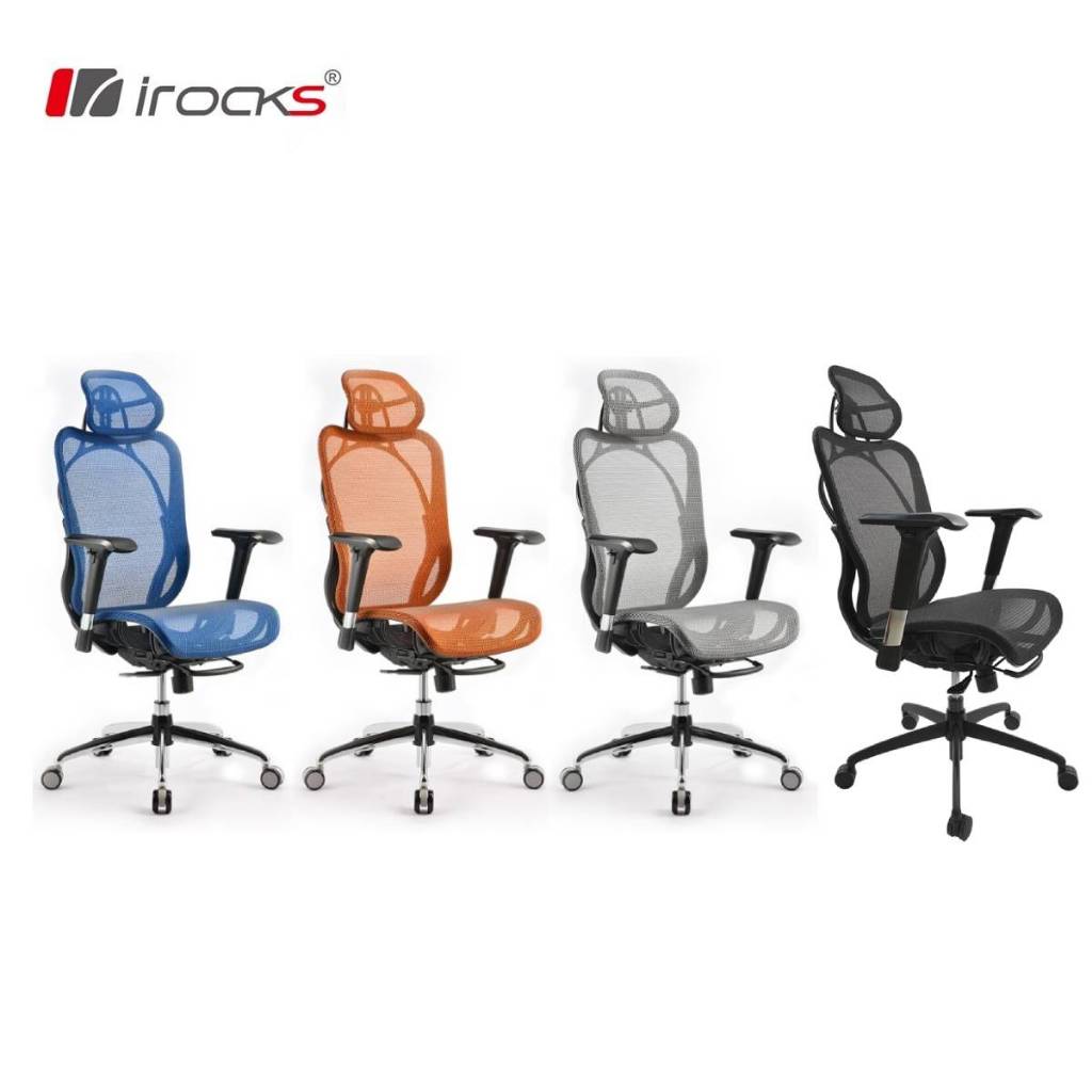 IRocks  T05 人體工學辦公椅 指定顏色加碼再送 A36耳麥 [富廉網]