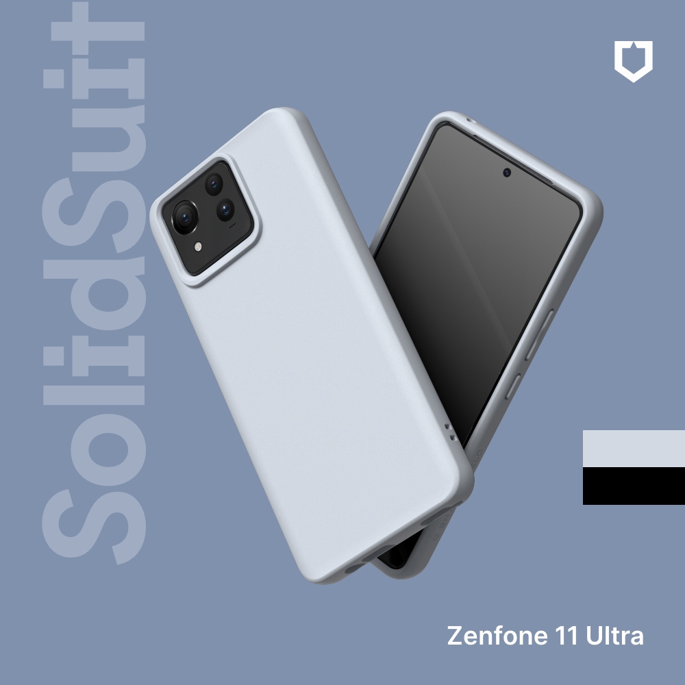 犀牛盾 適用ASUS Zenfone 11 Ultra SolidSuit 經典防摔背蓋手機殼-華碩官方授權開發