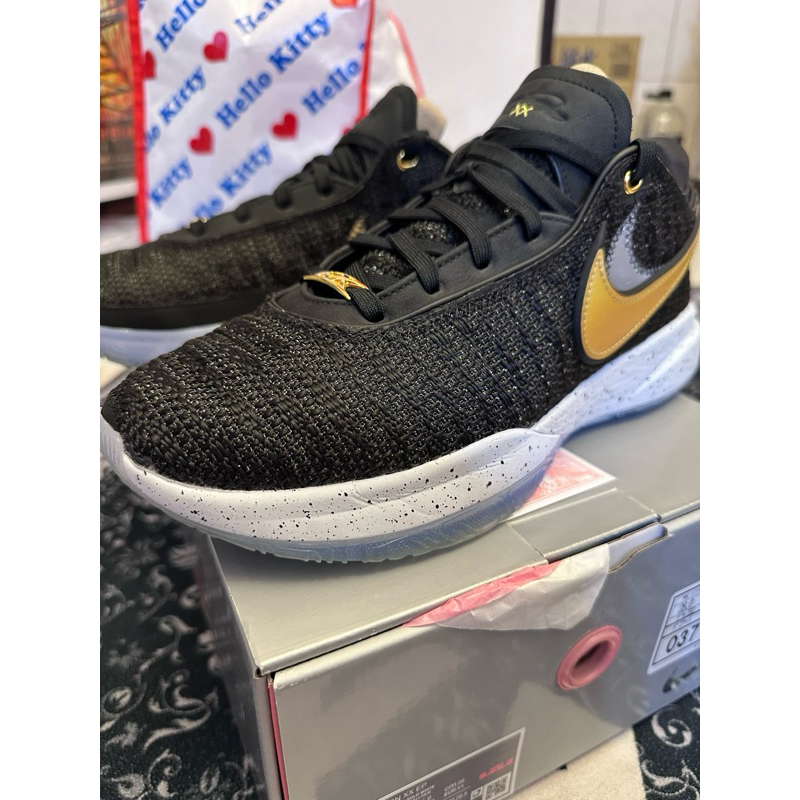 99成新黑金Lebron 20 US10 附鞋盒