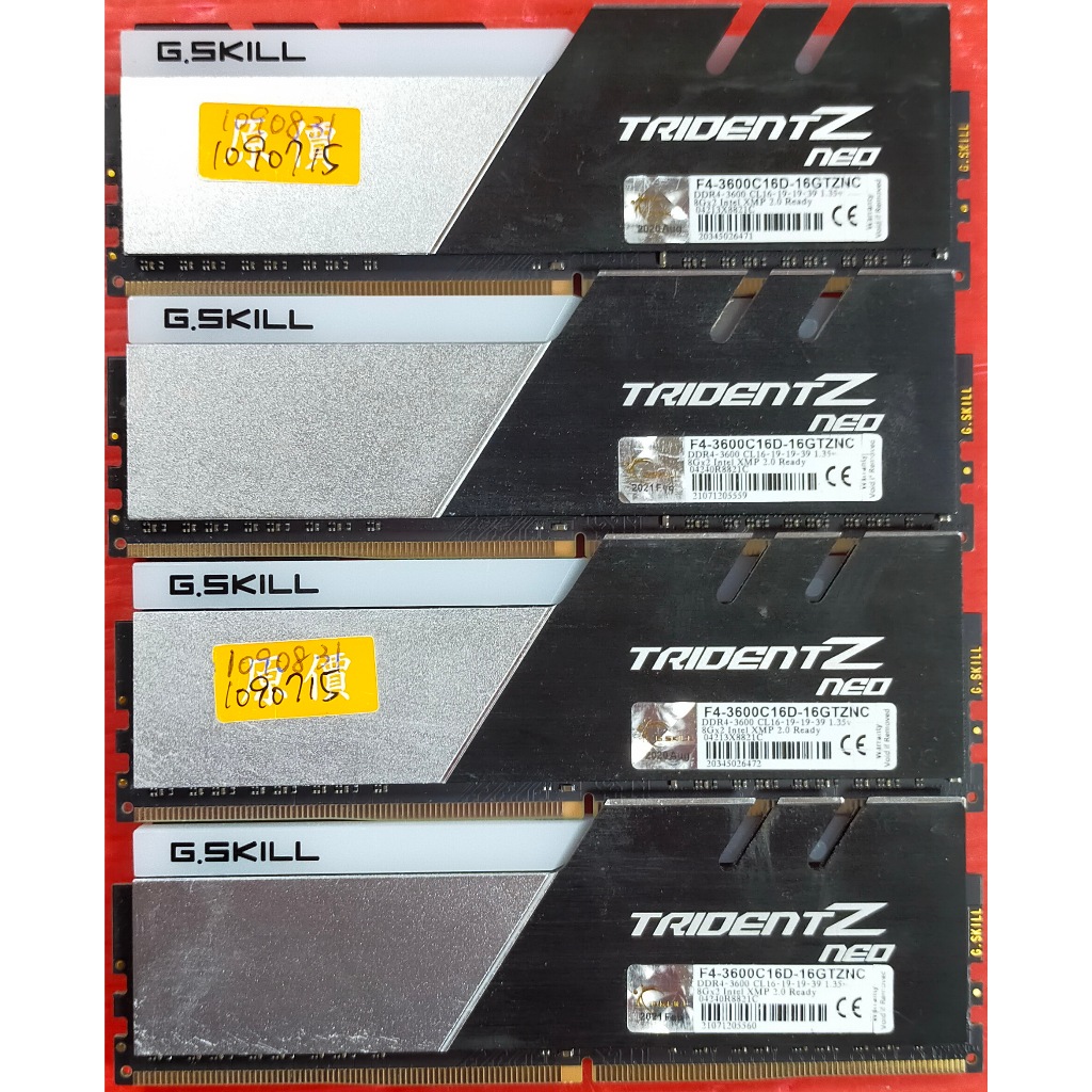 G.SKILL 焰光戟 DDR4 3600 8GBx4