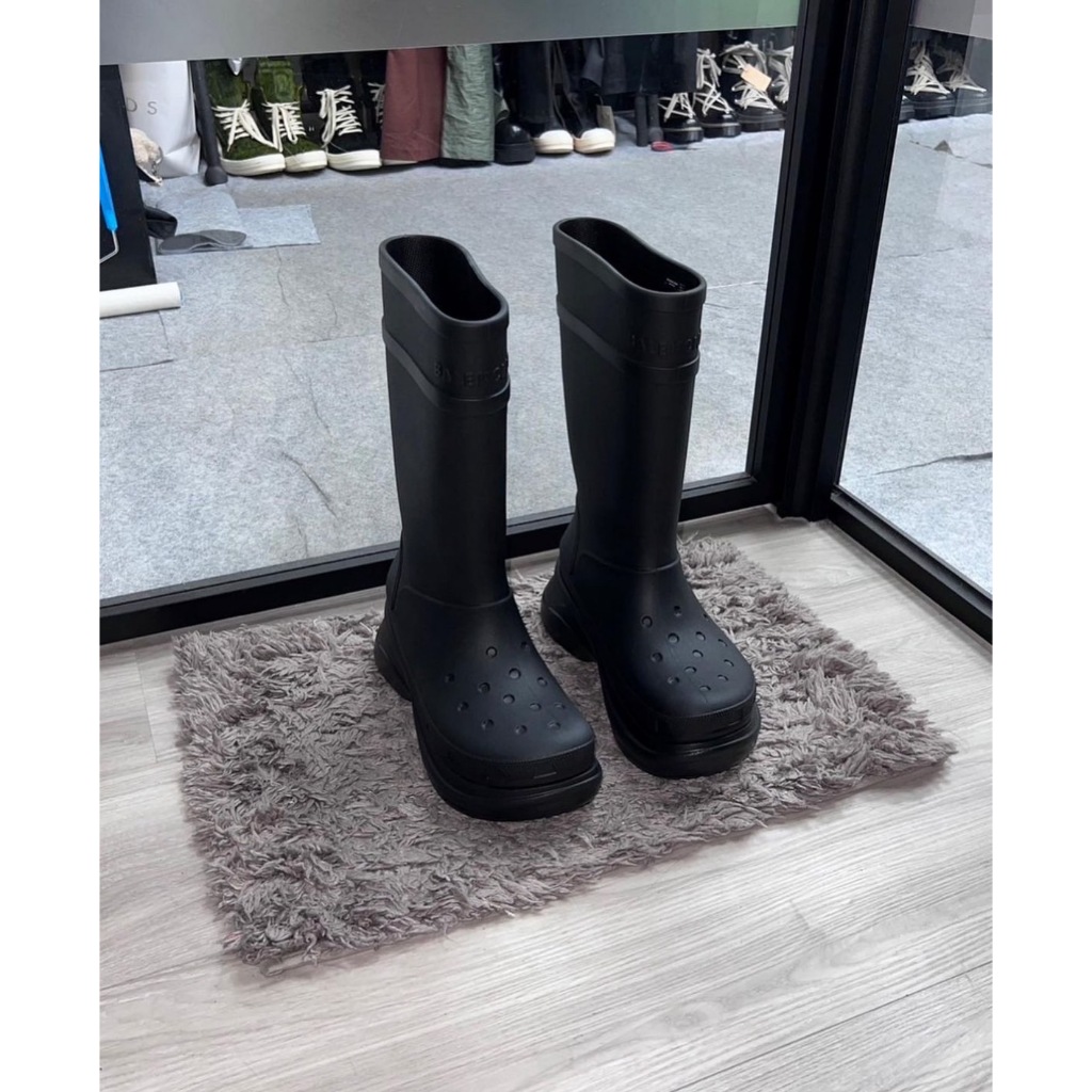 Balenciaga × Crocs boots