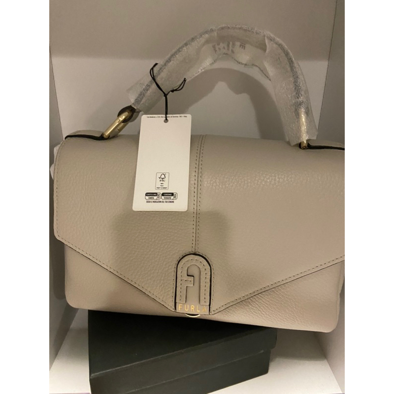 Furla 米白色醫生包現貨全新