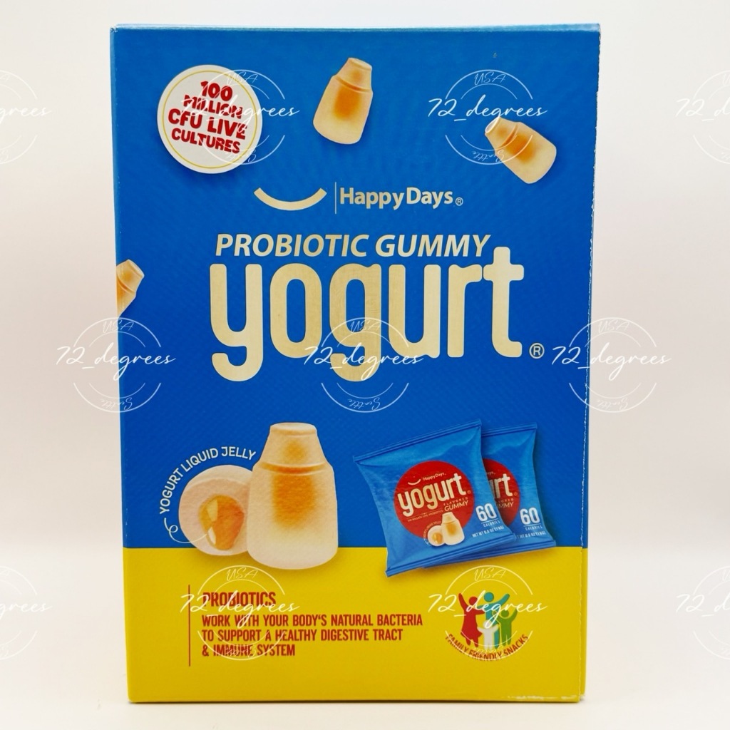 ✨21包入 ✈️72_degrees 美國 PROBIOTIC GUMMY yogurt ® 益生菌優格軟糖 活性乳酸菌