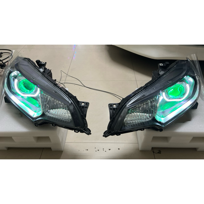 本田Honda FIT三代大燈、FIT大燈升級LED雙光源魚眼、可切換驗車模組、合法變更LED光型
