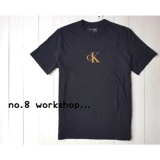 ☆【Calvin Klein】☆【CK男生 燙金CK logo短袖T恤】☆